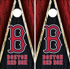 Boston Red Sox Cornhole Board Vinyl Wrap - Decal Sticker