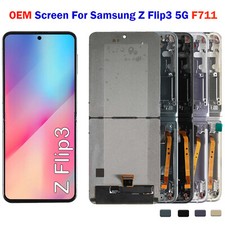 OEM AMOLED For Samsung Galaxy Z Flip3 5G F711U/W LCD Display Screen Replacement