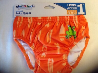 NEW Swim Diaper 13-18 Lb Swim School Reusable Months Level