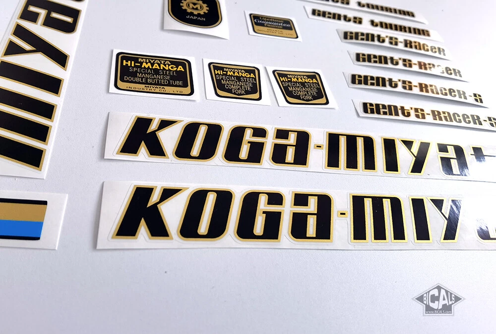 KOGA MIYATA Gents Racer S Touring decal sticker bicycle FREE