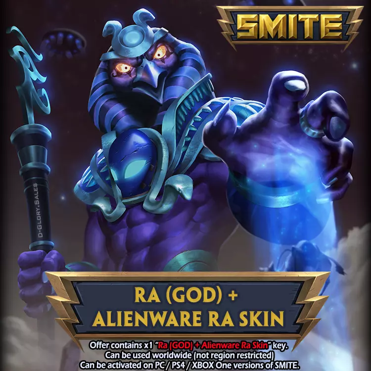 SMITE - Ra & Alienware Ra Skin (PC | PS4 | XBOX One) | eBay