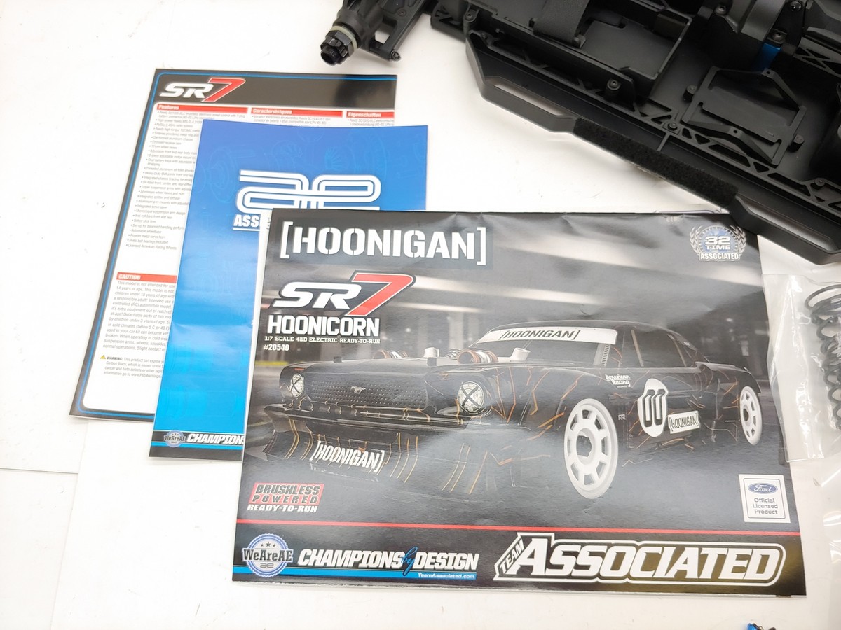 TEAM 7 アサカンエディション NEW: TEAM ASSOCIATED SR7 1/7 SCALE 4WD SUPERCAR ROLLER SLIDER