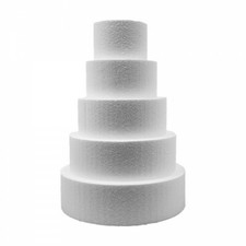 FORME IN POLISTIROLO BASE TONDA VARIE MISURE PER TORTE Altezza 5 cm Cake Design