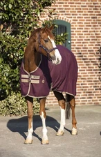 Horseware Amigo Horse Stable Sheet (No Fill) Fig / Navy & Tan Choose Size New