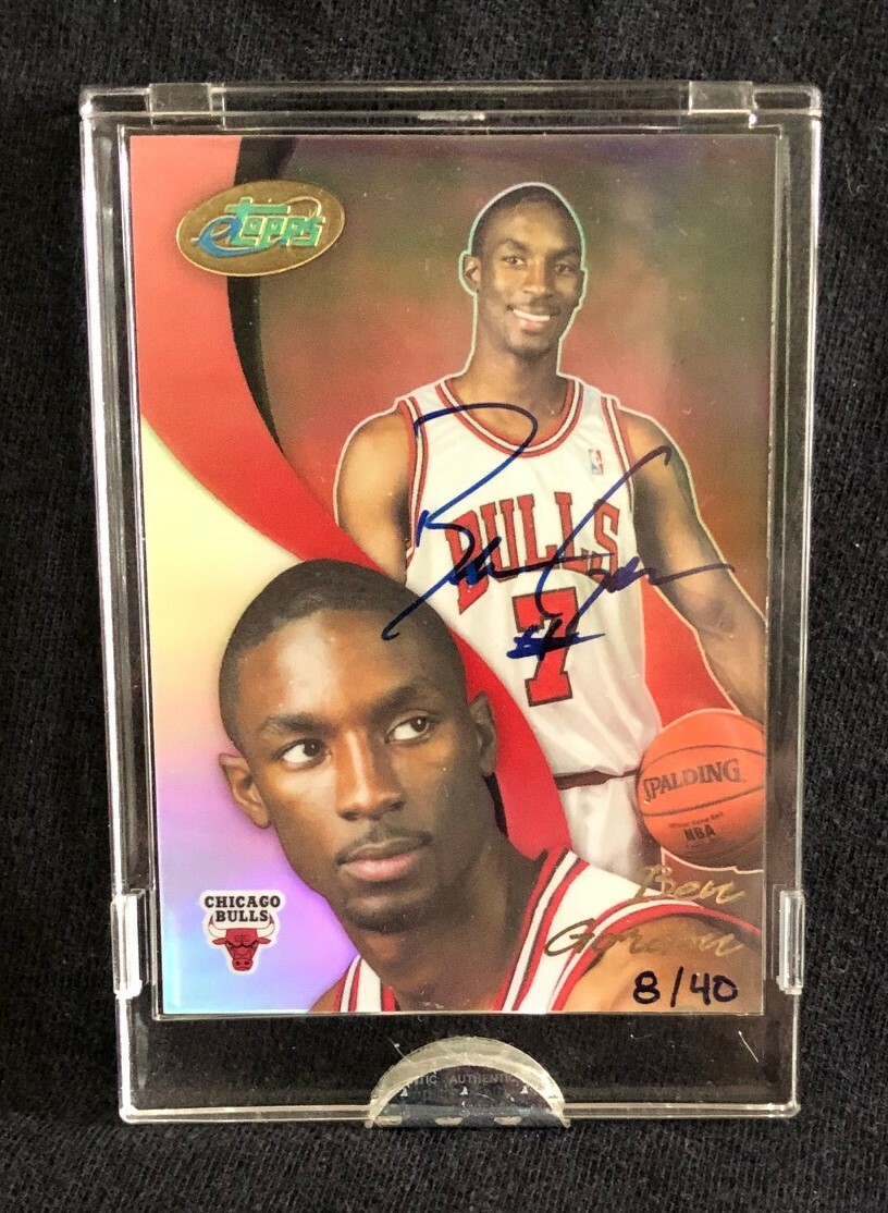 BEN GORDON 2004 ETopps Autograph #8/40 ,Uncirculated ,Refractor, Factory Sealed