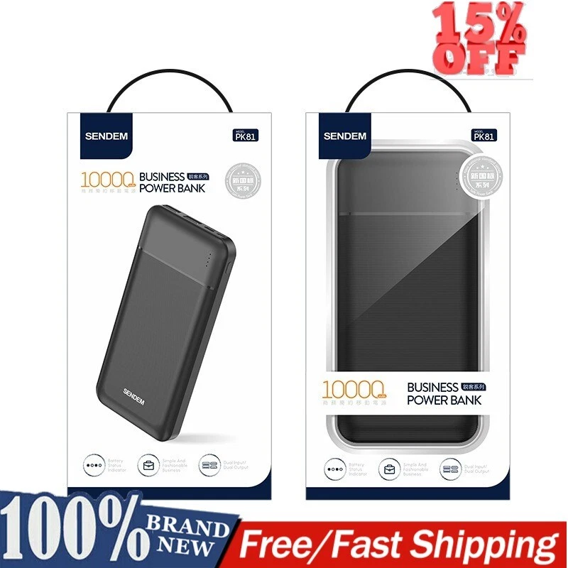 Power Bank 10000mAh 15W Charging Portable External Battery Backup For Cell Phone Power Bank 10000mAh 15W Charging Portable External Battery Backup For Cell Phone