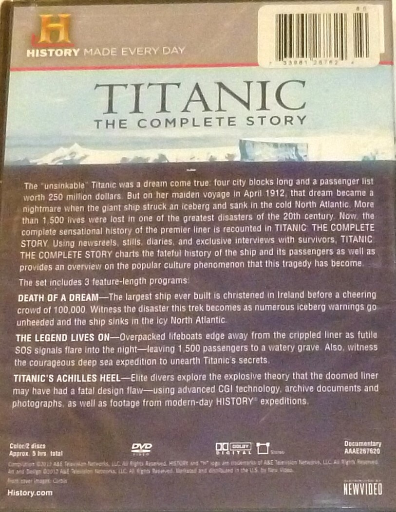 その他 Titanic: Complete Story [DVD] 5173AV9E38L._UF350,350_QL50_.jpg