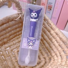 Sanrio Kuromi cartoon toothbrush Soft Handle Brush anime Children