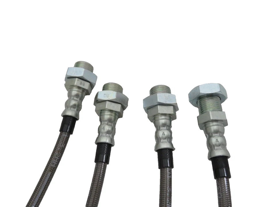 Ferrari 250GT 275GT y 330GT 1963-1966 Nuevo Kit de manguera de freno de acero inoxidable de 3 piezas Foto 4 de 4