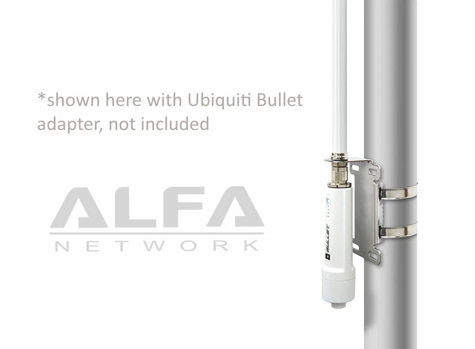 Antenna & bracket mount+ 25 ft extension cable for Alfa WiFi Camp Pro 2 Ubiquiti - Image 2 of 4