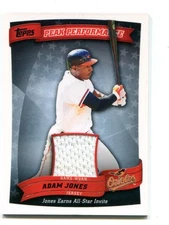 2010 Topps Peak Performance Adam Jones Orioles Jersey Card PPR-AJ jh17