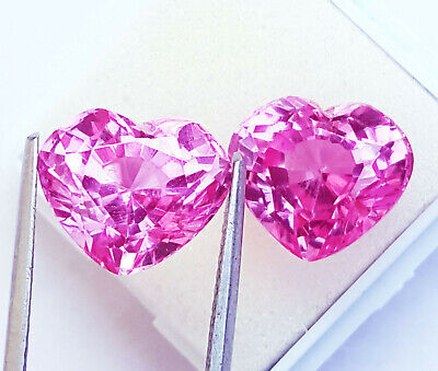Details about   Loose Gemstone Natural Pink Sapphire 8 to 10 Cts Pairs Certified  Z126 