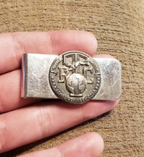 RARE 1964 TEXAS REFINERY CORPORATION OIL $100K CLUB ANSON MONEY CLIP FORT WORTH