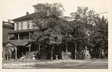 Hotel Perry Perry NY New York 1910 RPPC Photo Postcard COPY
