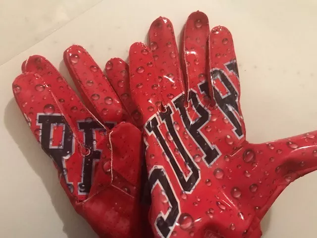 Supreme Nike Vapor Jet 4.0 Football Gloves Red