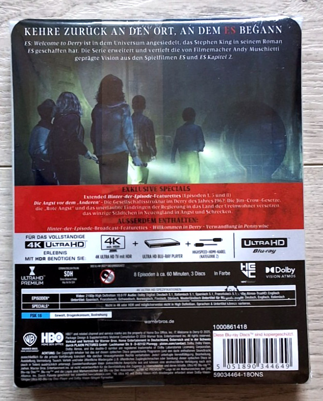 Es: Welcome to Derry (Staffel 1) – 4K Steelbook (UHD Blu-ray Disc)
