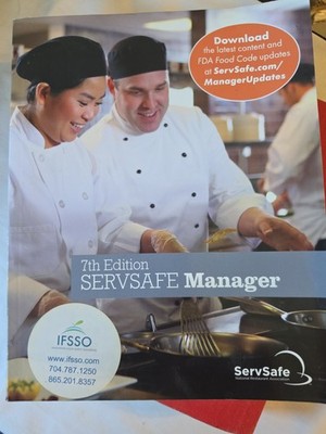 SERVSAFE MANAGER BOOK 7TH ED Book Only