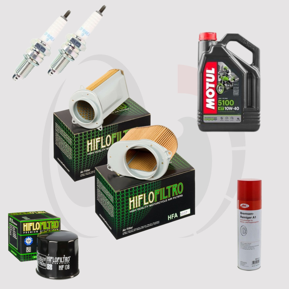 Kit entretien Suzuki VS 750 Intruder 1987 1988 1989 1990 1991 Motul 5100 4T