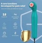 Heated Dual Frequency Massage Wand Handheld Adjustable Turquoise for Pain Relief — photo 5