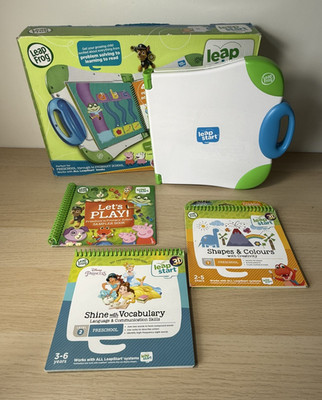 LeapFrog LeapStart Interaktives Lernsystem + 3 Bücher Originalverpackt