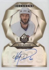 2020 Upper Deck SP Signature Edition Legends Decagons Gold Ken Morrow Auto u2v