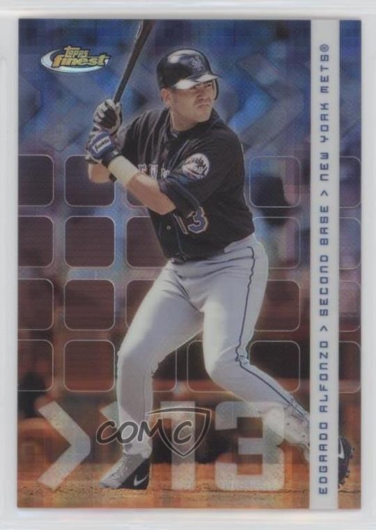 2002 Topps Finest X-Fractor 56/299 Edgardo Alfonzo #51 k5i