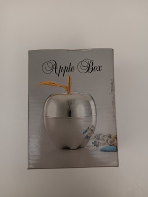 Apple Box Silver & Gold Plated - Vintage
