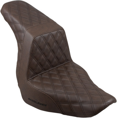 Saddlemen Brown Step-Up Gel Seat for 2018-2025 Harley Softail Low Rider FLSB