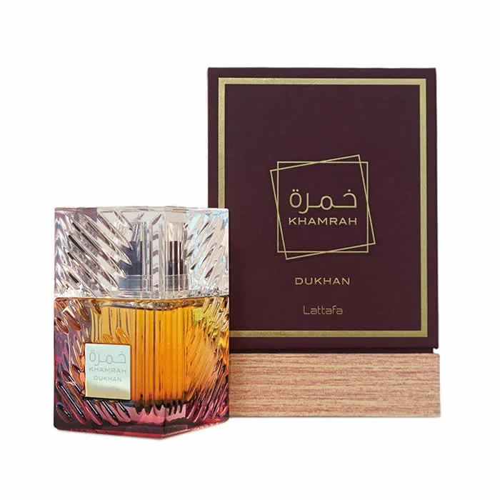 Lattafa Khamrah Dukhan Eau de Parfum 100 ml – Profumo Unisex Intenso e Speziat - Immagine 2