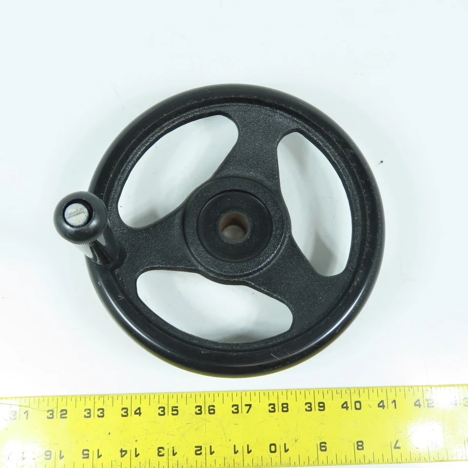 Powermatic 3271039 8" Cast Iron Tablesaw Hand Wheel W/ Handle 3/4" Bore - Image 2 of 4