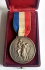 France Sauvetage Rescue Saving Society 1902 Silver Medal by Oudine 41mm 40gr !!!