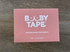 Booby Tape Silicone Breast Inserts Reusable Silicone Bra Pasties Size D-F New