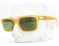 Persol Sunglasses Shiny Crystal Miele Yellow Green Glass PO3272-S 204/4E No Case