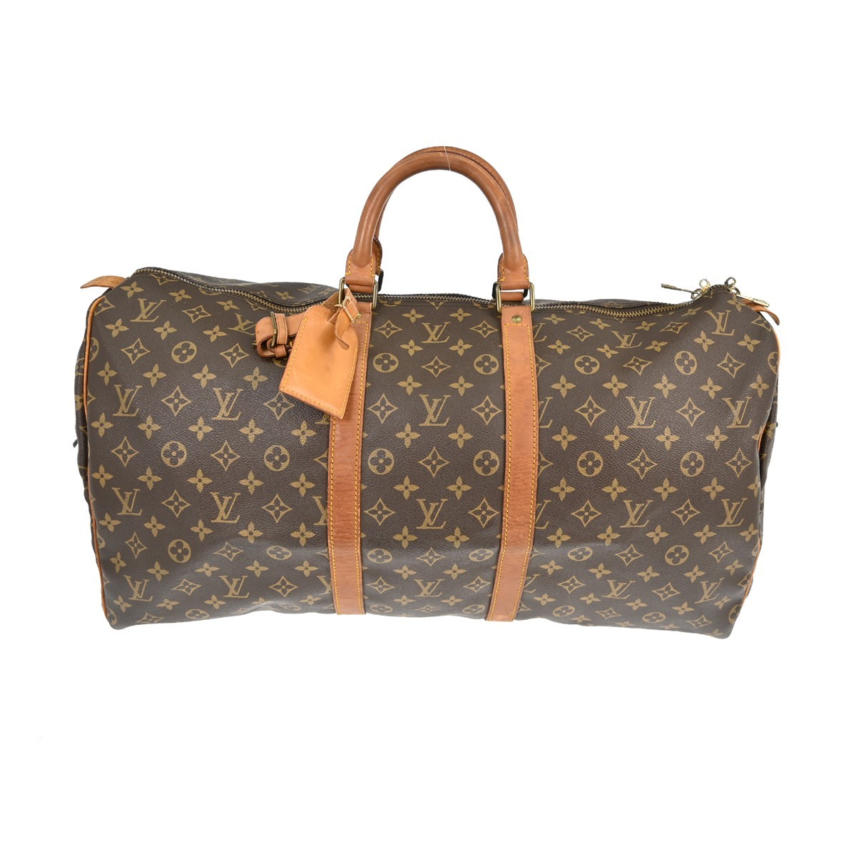 Best02 LOUIS VUITTON KEEPALL 55 TRAVEL HANDBAG MONOGRAM M41424 VI863 NQ05284