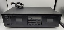 Yamaha KX-W162 Natural Sound Stereo Double Dual Tape Cassette Deck Working