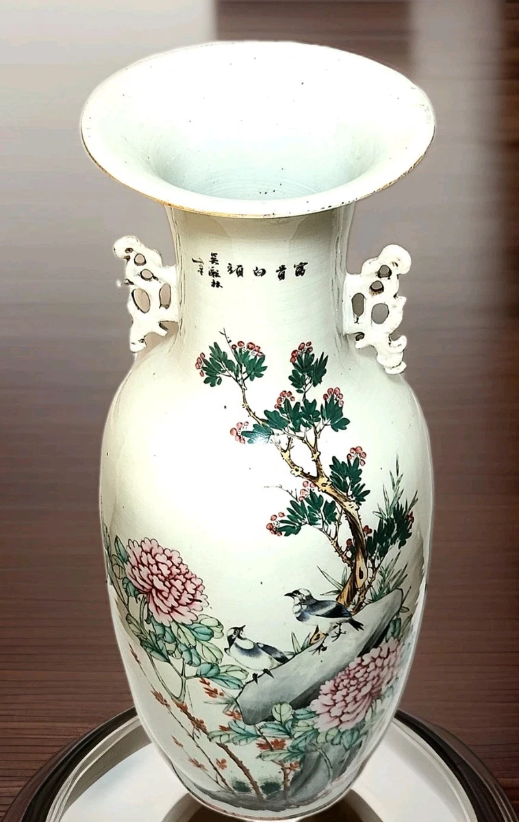 陶瓷粉红色1900-1940 中国古董花瓶| eBay