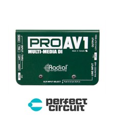 Radial Engineering ProAV1 Pro DI Interface DIRECT BOX - NEW - PERFECT CIRCUIT