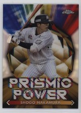 2021 Topps Chrome NPB Nippon Professional Baseball 15/50 Shogo Nakamura 0s55