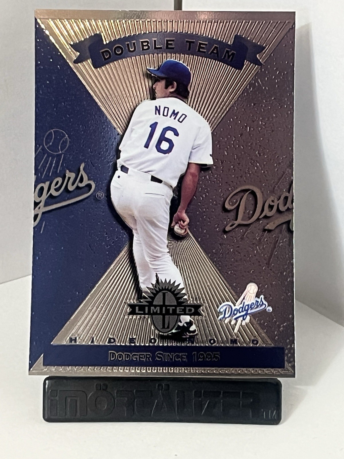 1997 Donruss Limited Double Team Hideo Nomo Chan Ho Park #53