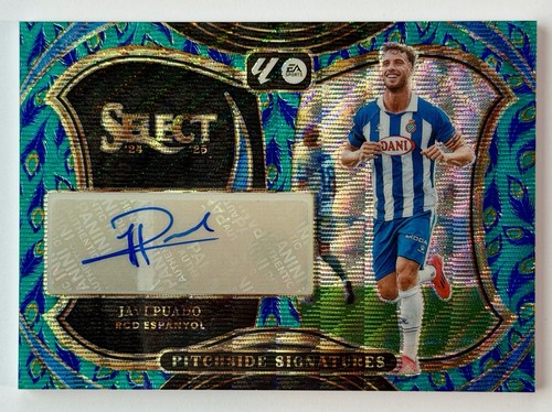 2024-25 Panini Select ð¦ Peacock Auto Javi Puado RCD Espanyol