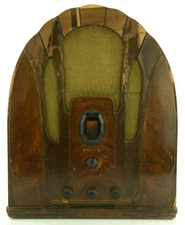 Philco Cathedral Superheterodyne Tube Radio - For Parts or Repair