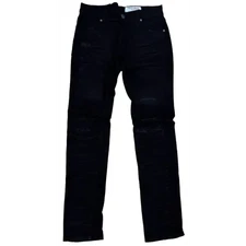 Fwrd knee ripped denim