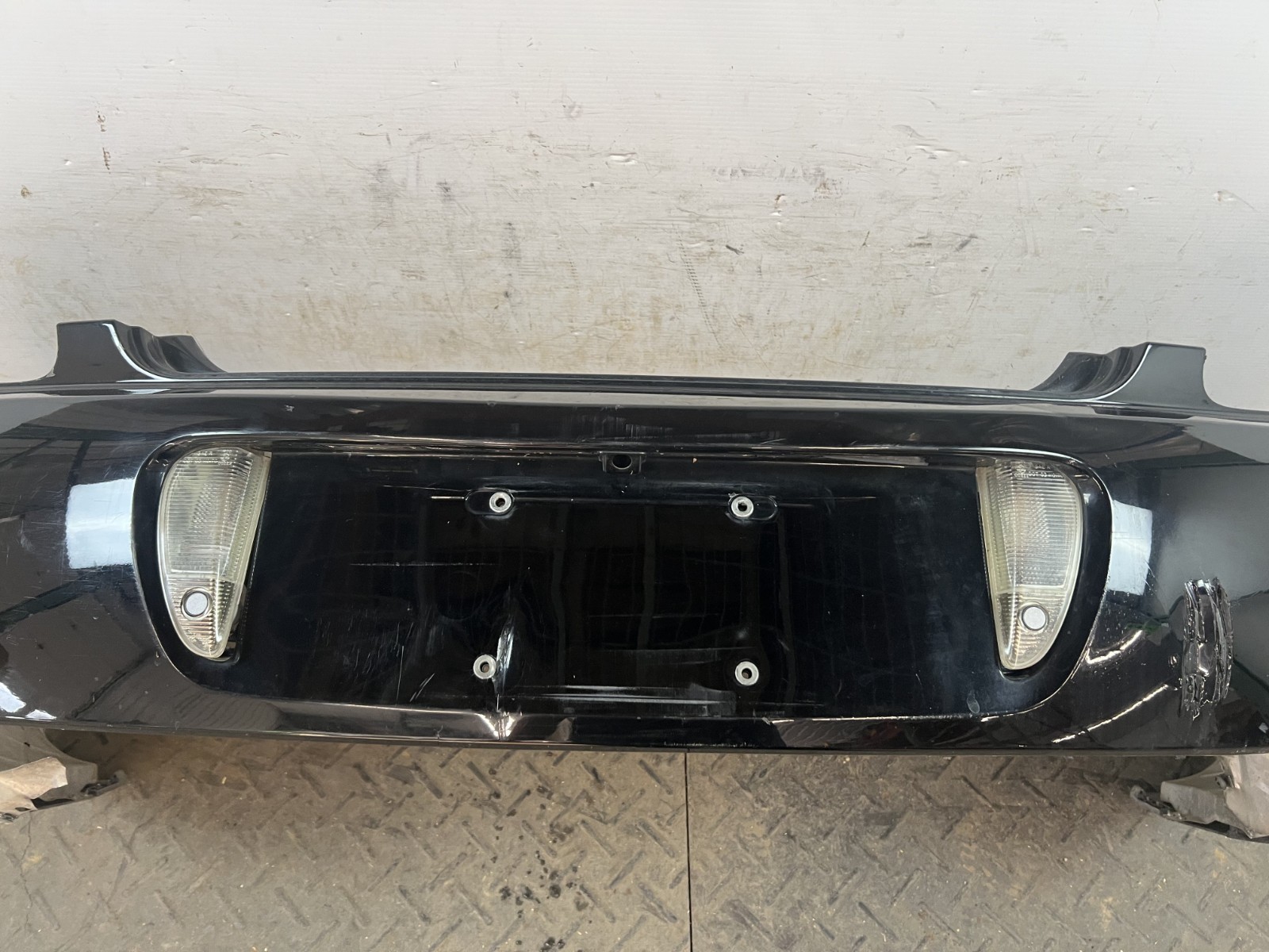 09 BENTLEY CONTINENTAL REAR BUMPER COVER BELUGA BLACK L041