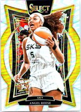 2025 Panini Select WNBA #94 Angel Reese Silver Prizms