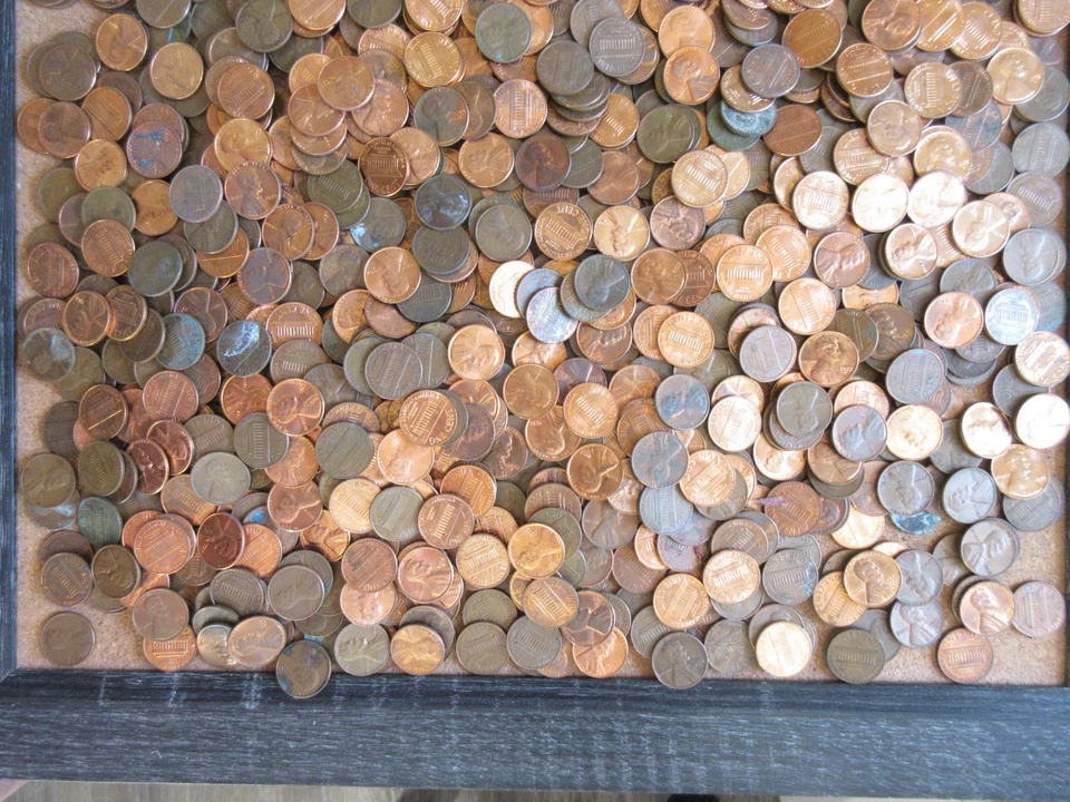 12 lbs 8oz- Lincoln Copper Memorial Cent Penny Pre 1982 Estate Find Unsearched - Image 3 of 4