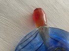 Kosta Boda Large Leaf, Blue/orange/green, Mint Condition, $1,256 — photo 7