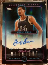 2024 Topps Midnight George Gervin “Stroke of Midnight” Auto 🔥 Spurs Legend