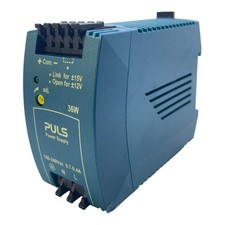 Puls DIN Rail Power Supply ML30.106 100-240V AC 0.7-0.4A 50/60Hz 36W DIN Rail