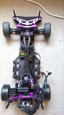 Yokomo YD-2E Purple RC Drift Car w/ Sanwa M11...