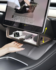 Under Screen Storage Organizer for Tesla Model Y Model 3 Accessories Include Jun